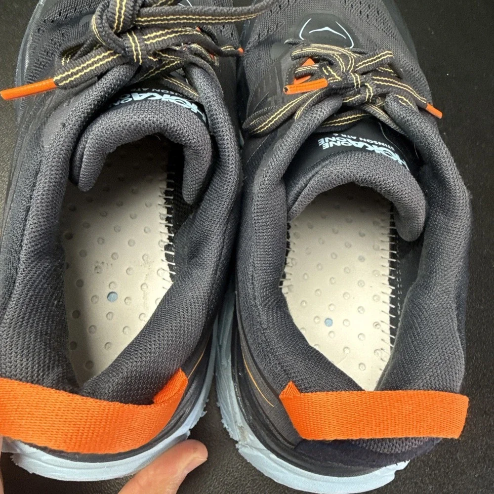 Hoka Stinson ATR 6 Trail Running Shoes Blue Graphite Summer Song Men's Size 11.5